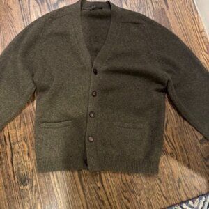 Vintage Alan Paine Men's Wool Cardigan
